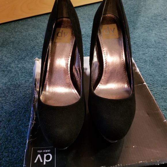 Dolce Vita DV Bessie Black Suede 8.5 - Picture 2 of 9